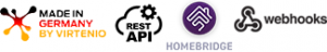 REST API Homebrige Plugin Webhooks Made in Germany PreonCube CO2 Ampel VIRTENIO REST API Homebrige Plugin WebHooks Made in Germany PreonCube CO2 Ampel VIRTENIO