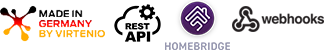 REST API Homebrige Plugin WebHooks Made in Germany PreonCube CO2 Ampel VIRTENIO