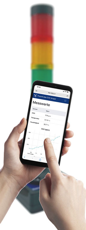 PreonCube CO2 Ampel App